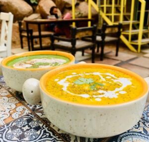Soups at Terrassen Cafe