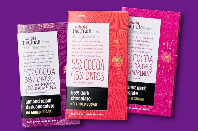 dark chocolates from the whole truth foods