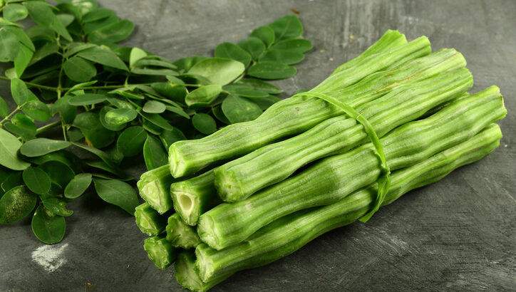 moringa vegetable with fresh leaves