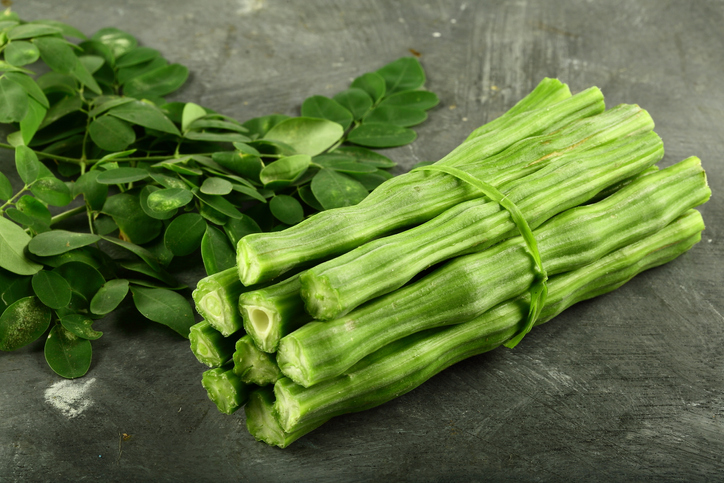 moringa vegetable with fresh leaves
